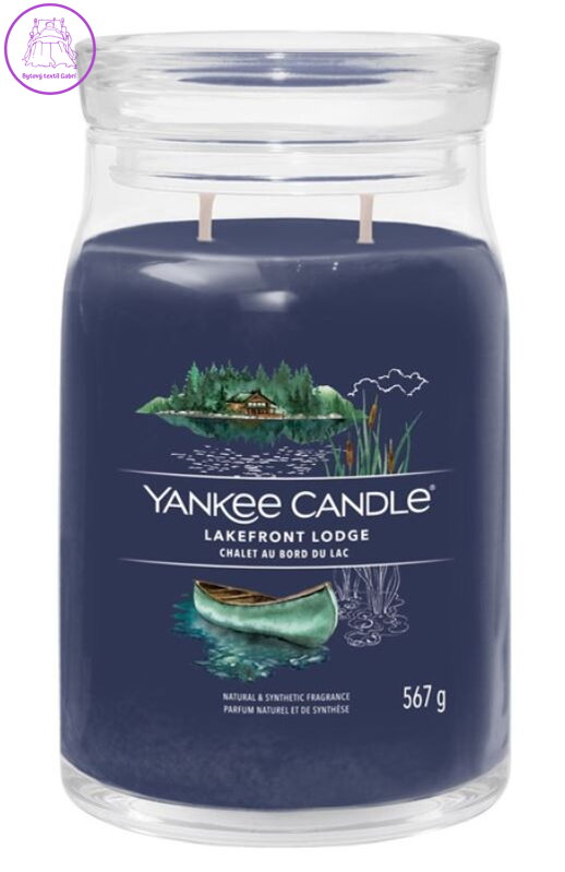YANKEE CANDLE SIGNATURE VELKÝ - LAKEFRONT LODGE 567g