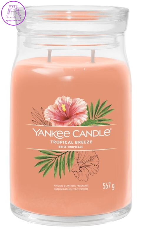 YANKEE CANDLE SIGNATURE VELKÝ - TROPICAL BREEZE 567g Výprodej