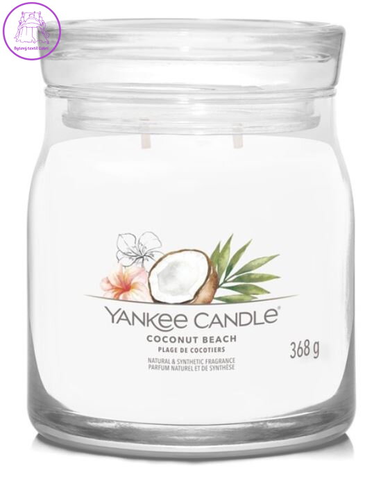 YANKEE CANDLE SIGNATURE STŘEDNÍ - COCONUT BEACH 368g