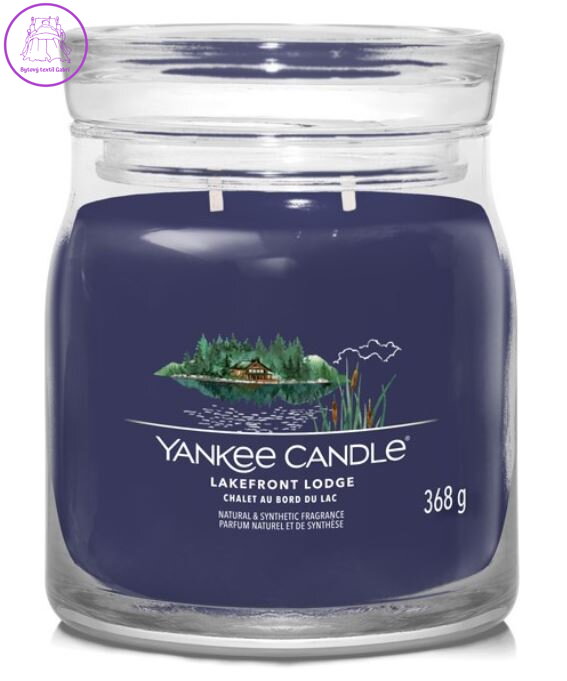 YANKEE CANDLE SIGNATURE STŘEDNÍ - LAKEFRONT LODGE  368g