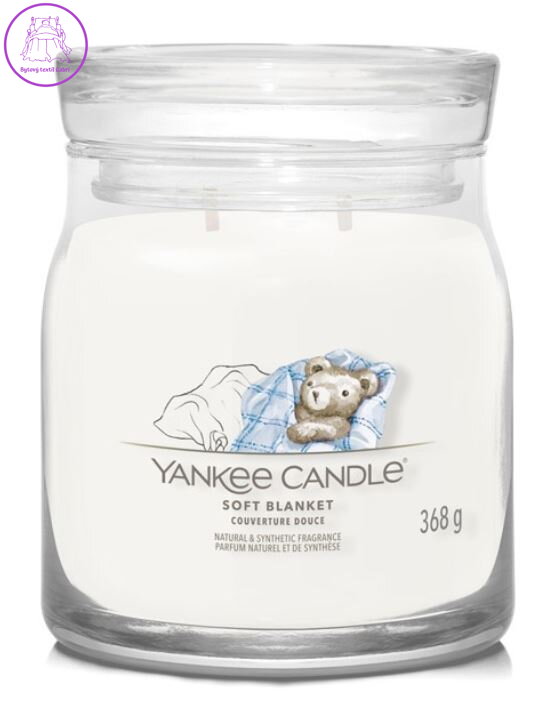 YANKEE CANDLE SIGNATURE STŘEDNÍ - SOFT BLANKET 368g