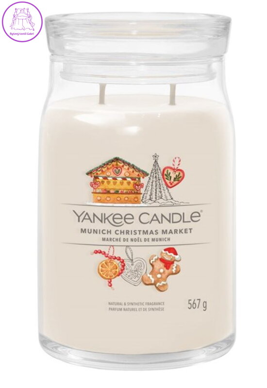 YANKEE CANDLE SIGNATURE VELKÝ - MUNICH CHRISTMAS MARKET 567g