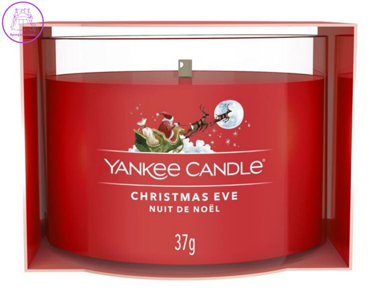 YANKEE CANDLE VOTIVNÍ SVÍČKA PLNĚNÁ VE SKLE - CHRISTMAS EVE