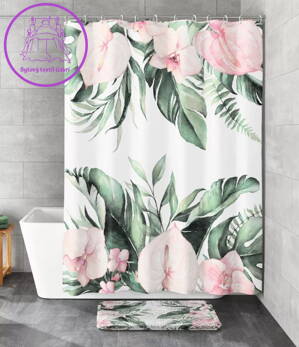 Koupelnový textilní závěs Garden 180x200cm-2022