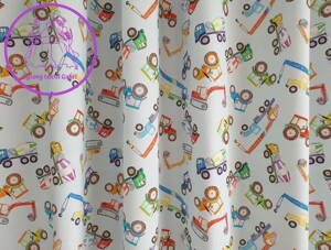 Metrážová dětská dekorační látka bavlněná šíře 140cm Lag-Twister Doodle B02-2022