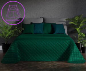  Přehoz na postel 220x240cm Gabri-Eden tmavě zelený