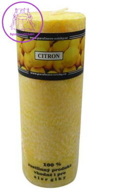 Palmová svíčka váleček - Citron
