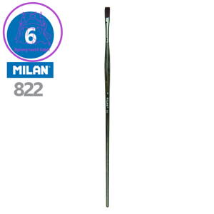 Štětec plochý MILAN č. 6 - 822 s ergonomickou rukojetí