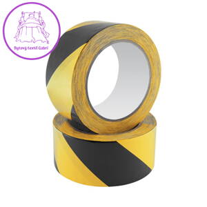 Bezpečnostní páska Safety Tape 48 mm x 20 m, černo / žlutá