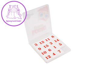 Logická hra - Seřaď čísla od 1 do 15 v plastové krabičce