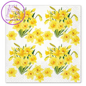 Obrúsky TaT 33x33cm Daffodills Bouquets