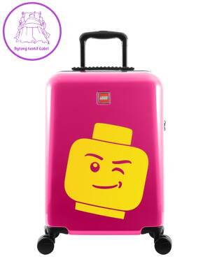 LEGO Luggage ColourBox Minifigure Head 20\" - Berry