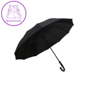 Deštník Gentleman hůlkový, černý