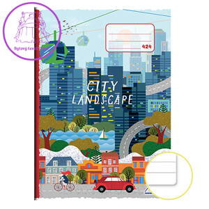 Sešit A4, 20 listový - linkovaný 424 City Landscape