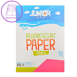 Dekorační papír A4 Fluo růžový 250 g, sada 10 ks