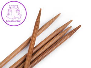 Bambusové ponožkové jehlice č. 2,5; 3; 3,5; 4; 4,5 Pony