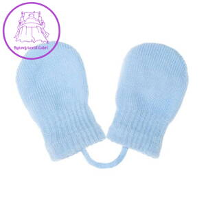 Dětské zimní rukavičky New Baby světle modré, 56 (0-3m), Modrá