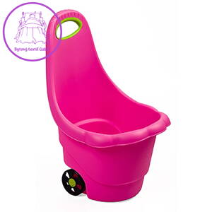 Dětský multifunkční vozík BAYO Sedmikráska 60 cm růžový, Růžová