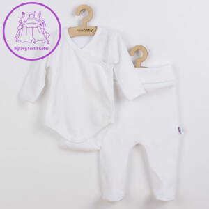 2-dílná kojenecká souprava New Baby Practical bílá kluk, 56 (0-3m), Bílá