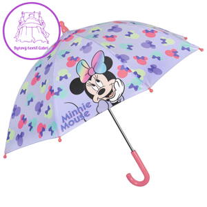 Dívčí deštník Perletti Minnie Mouse, Fialová