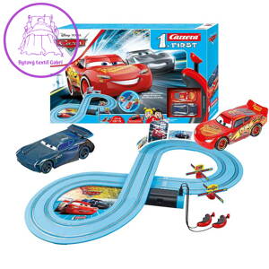 Autodráha Carrera FIRST Cars - Power Duell 2,4m, Multicolor