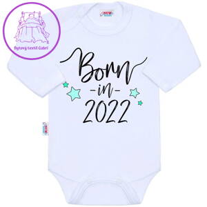 Body s potiskem New Baby Born in 2022, 80 (9-12m), Bílá