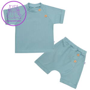 Kojenecká letní souprava tričko a kraťásky New Baby Practical, 62 (3-6m), Dle obrázku