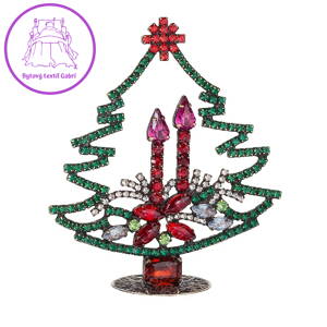 Dekorace vánoční stromek smrk svíčky FABOS