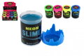 Sliz - hmota 160g neonová 6x7,5cm 4 barvy 12ks v boxu