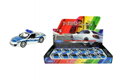 Auto Welly policie Porsche 911(991) Carrera S kov/plast 12cm volný chod 12ks v boxu
