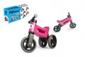 Odrážedlo FUNNY WHEELS Rider Sport růžové  2v1, výška sedla 28/30cm nosnost 25kg 18m+ v krabici