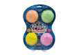 PlayFoam® Modelína/Plastelína kuličková 4 barvy na kartě 19,5x27x3cm