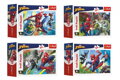 Minipuzzle 54 dílků Spidermanův čas 4 druhy v krabičce 9x6,5x4cm 40ks v boxu