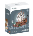 Stavebnice mini KOCO loď Bludný Holanďan plast 320ks v krabičce 11x15x6cm
