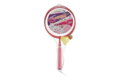 Badminton sada dětská kov/plast 2 pálky + 3 košíčky 2 barvy v síťce 23x45x6cm