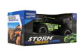 Auto RC buggy terénní zelené 22cm plast 2,4GHz na baterie + dobíjecí pack v krabici 32x16x18cm