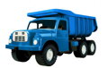 Auto Tatra 148 plast 73cm v krabici - modrá