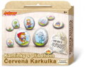 Kameny s příběhem se samolepkami Červená Karkulka kreativní sada  v krabičce 19x16x4cm