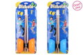 Diabolo velké sada plast/dřevo 12x13x35cm 4 barvy na kartě