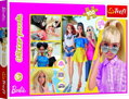 Puzzle Glitter Třpytivá Barbie 48x34cm 100 dílků v krabici 33x23x4cm