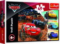 Puzzle Disney Cars 3/McQueen s přáteli 33x22cm 60 dílků v krabici 21x14x4cm