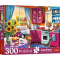 Puzzle Ráno v kuchyni 300dílků 60x40cm v krabici 34x26x5cm