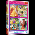 Puzzle 2x70 Disney Princezna - Pohádkové dny 27,5x18cm v krabici 19x29x4cm