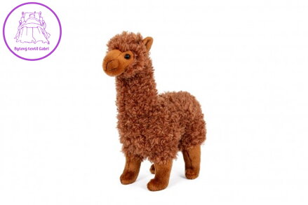 Lama Alpaka plyš 30cm hnědá 0m+