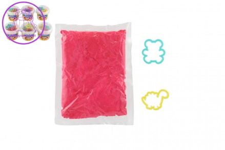 Písek tekutý NARA 200g s vykrajovátky 2ks 6 druhů v plastovém kelímku 9x7,5cm