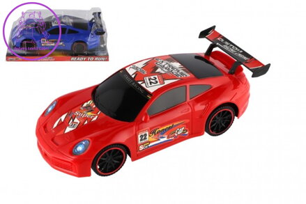 Auto sportovní plast 30cm na setrvačník 2 barvy v blistru