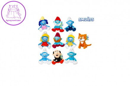 Postavičky ze světa Šmoulů plyšové 25-30cm mix druhů 0m+