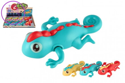 Chameleon na natažení do vody plast 14cm 3 barvy 8ks v boxu 18m+