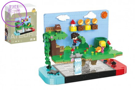 Stavebnice mini KOCO Videohra plast 1045ks v krabičce 14x18x8cm