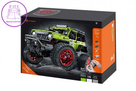 Stavebnice iM.MASTER terénní auto RC skládací plast 2,4GHz 2121dílků dob. pack+bat. v krab. 42x30cm
